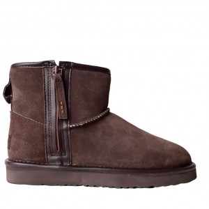 Ugg Mini Zip Boot Chocolate