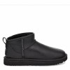Ugg Men`s Classic Ultra Mini Leather Black