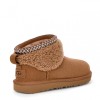 Ugg Classic Ultra Mini Maxi Curly Boot Chestnut