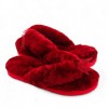 Ugg Fluff Flip Flop Bordo