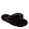 Ugg Fluff Flip Flop Chocolate