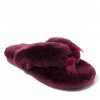 Ugg Fluff Flip Flop Dark Purple