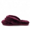 Ugg Fluff Flip Flop Dark Purple