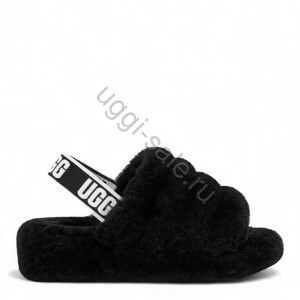 Ugg Fluff Yeah Slide Black