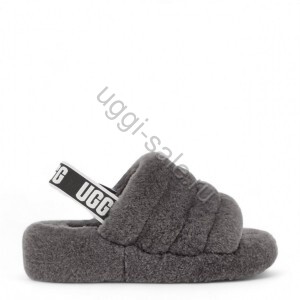Ugg Fluff Yeah Slide Grey